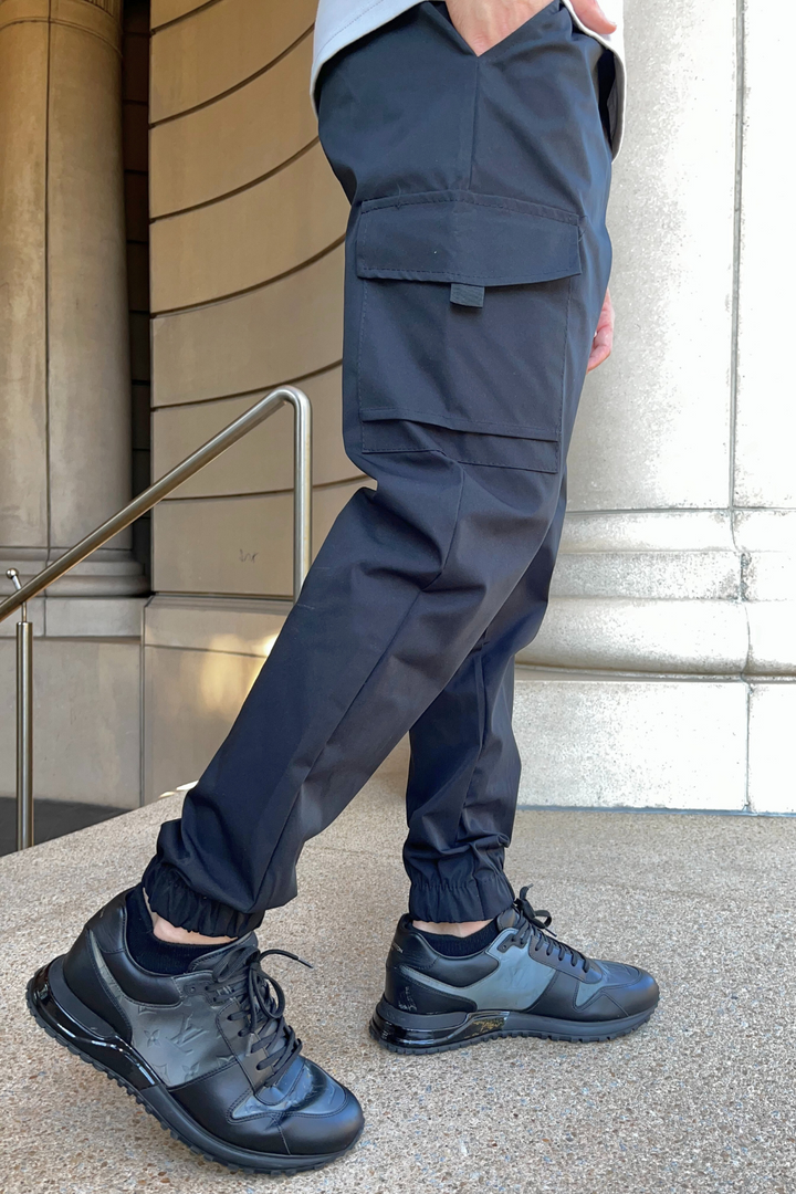 Capri Cargo Pants - Black