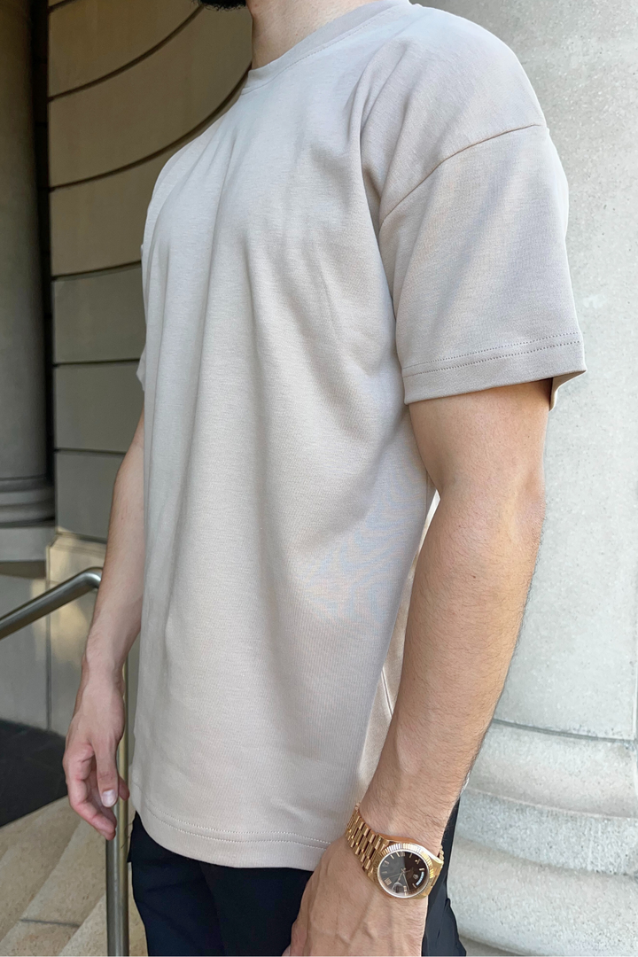 Ampio Oversized T-Shirt - Beige