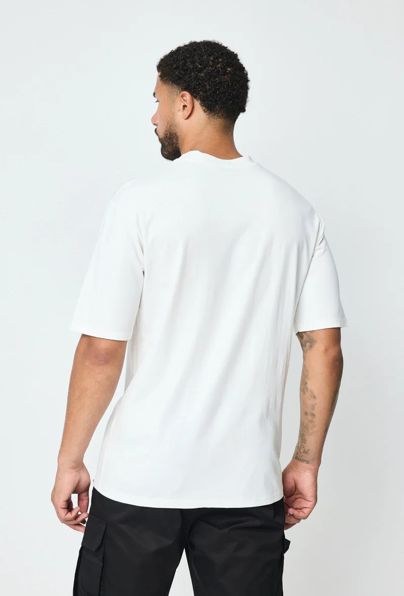 Mercerised Gloss T-Shirt - White