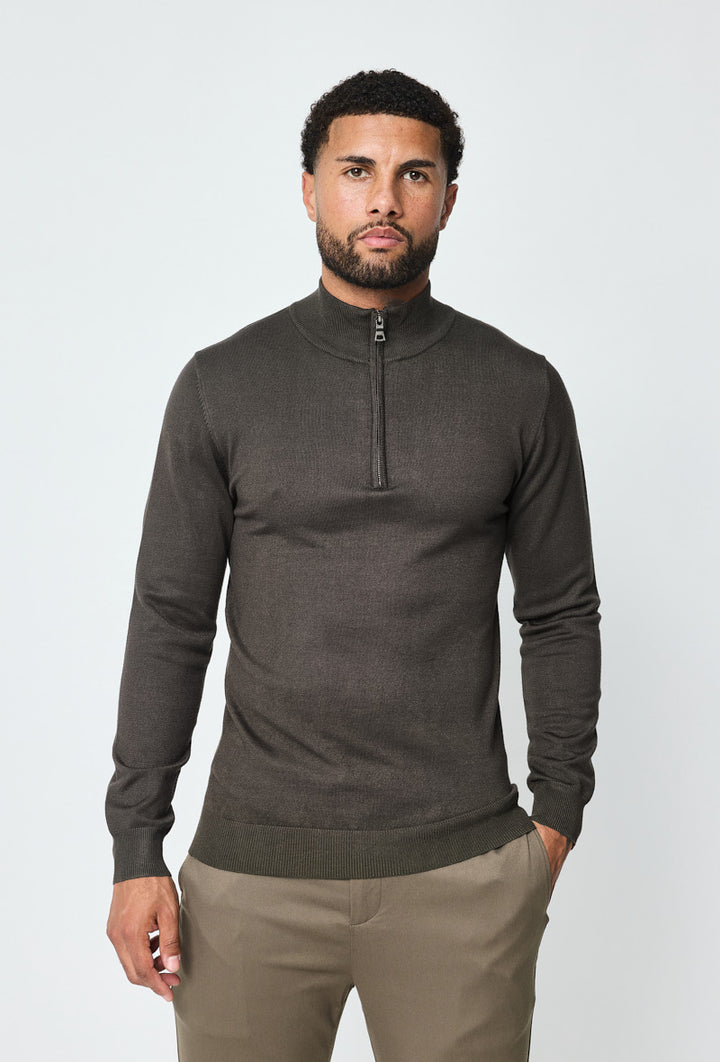 Luma Half Zip Sweater - Green