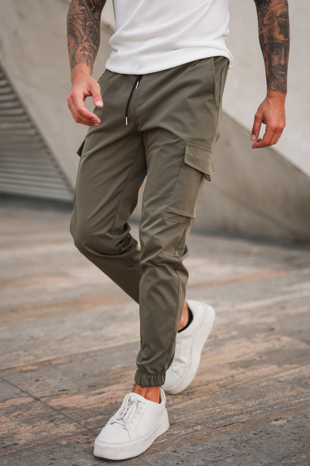 Capri Cargo Pants - Khaki