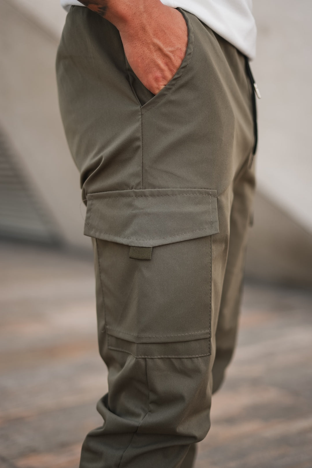 Capri Cargo Broek - Khaki