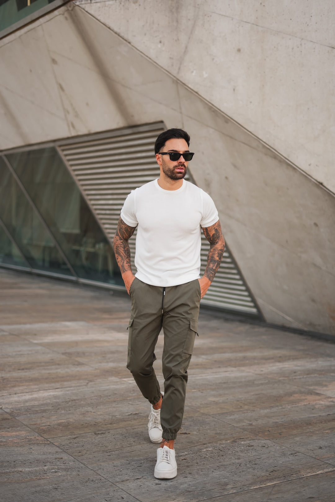 Capri Cargo Broek - Khaki