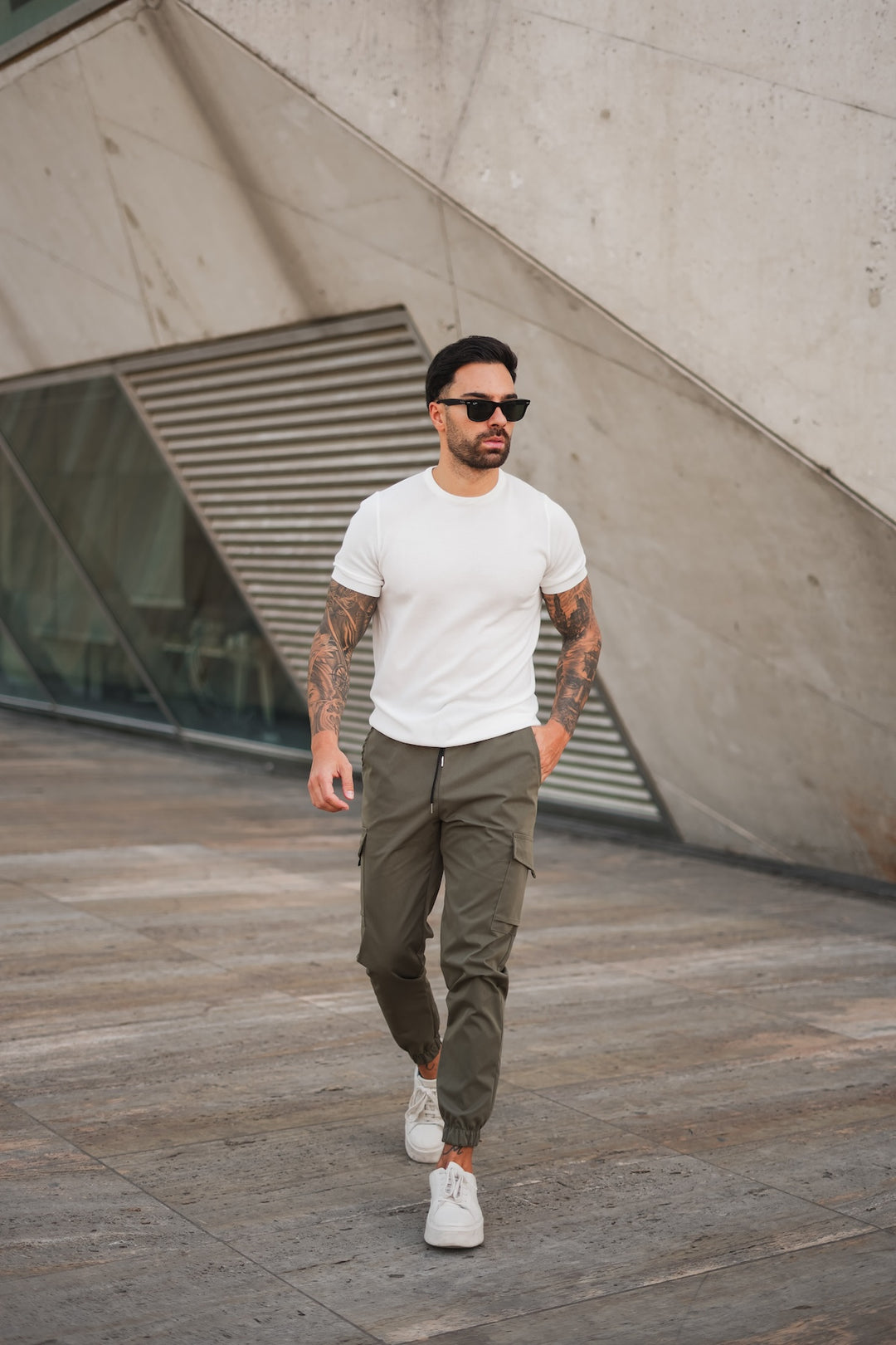 Capri Cargo Broek - Khaki