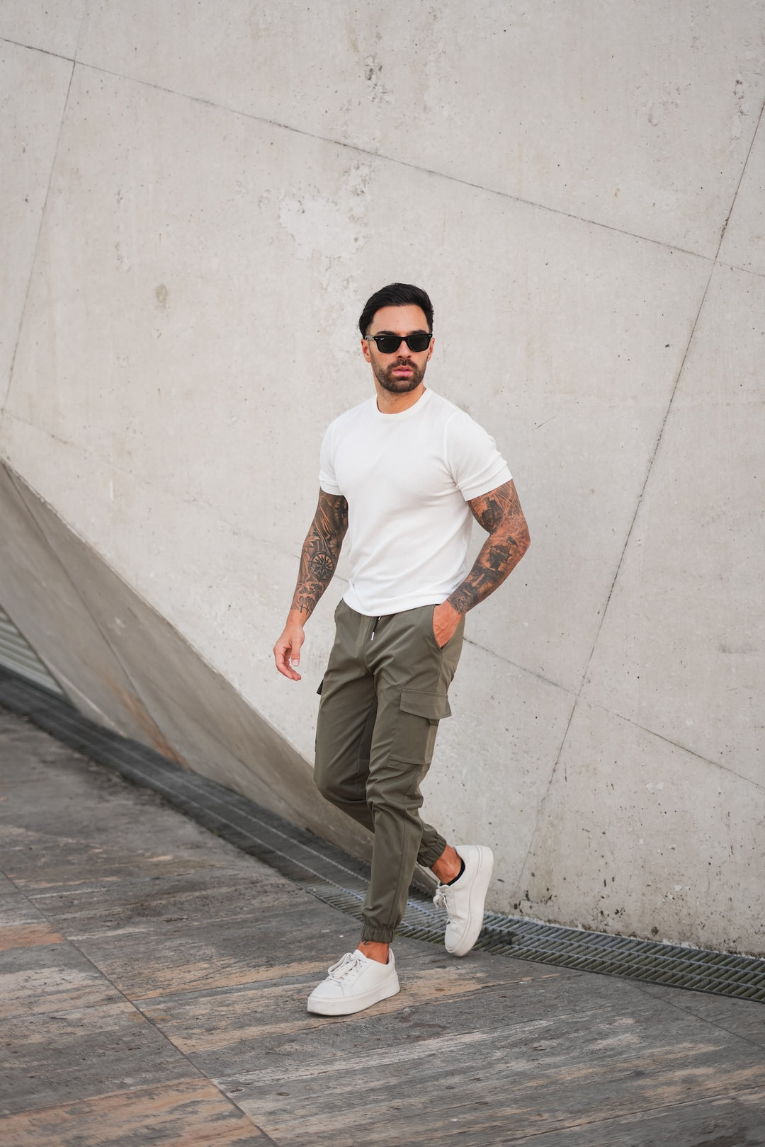 Capri Cargo Broek - Khaki