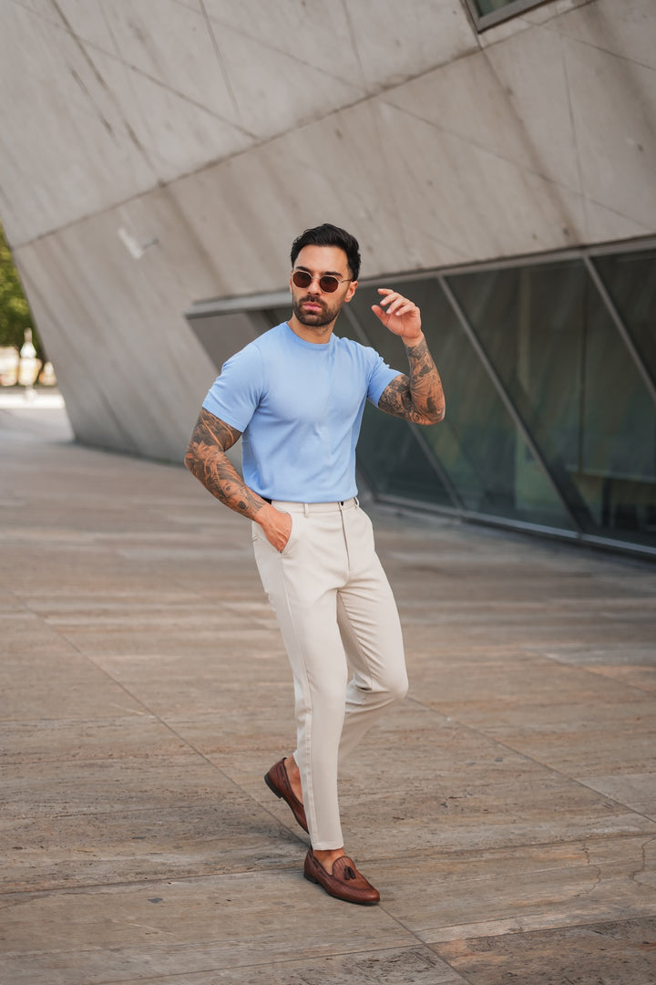 Plain Milan Chino - Beige (valt klein)