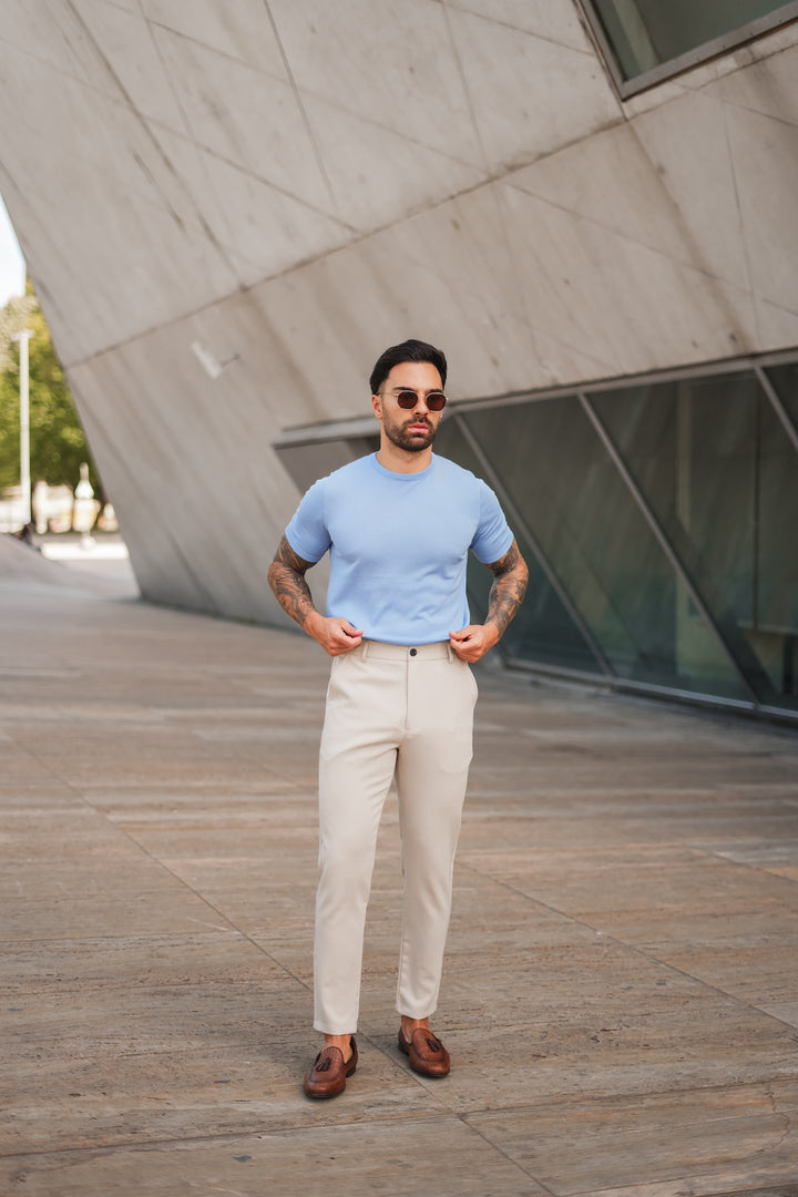 Plain Milan Chino - Beige (valt klein)