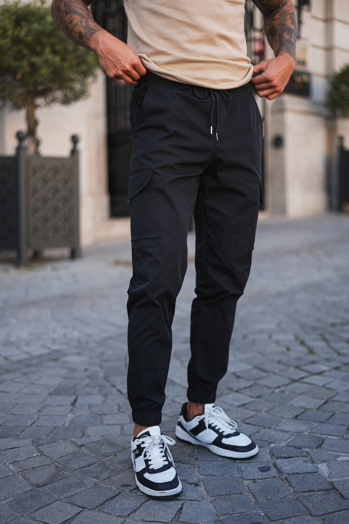 Capri Cargo Pants - Black